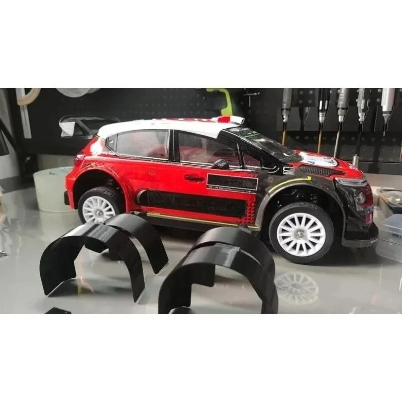 For MJX10303 1/10 RC Rally Car A Set of TPU Material Fenders for Damage-Free Installation Perfect Fit Body Shell Upgrade Parts