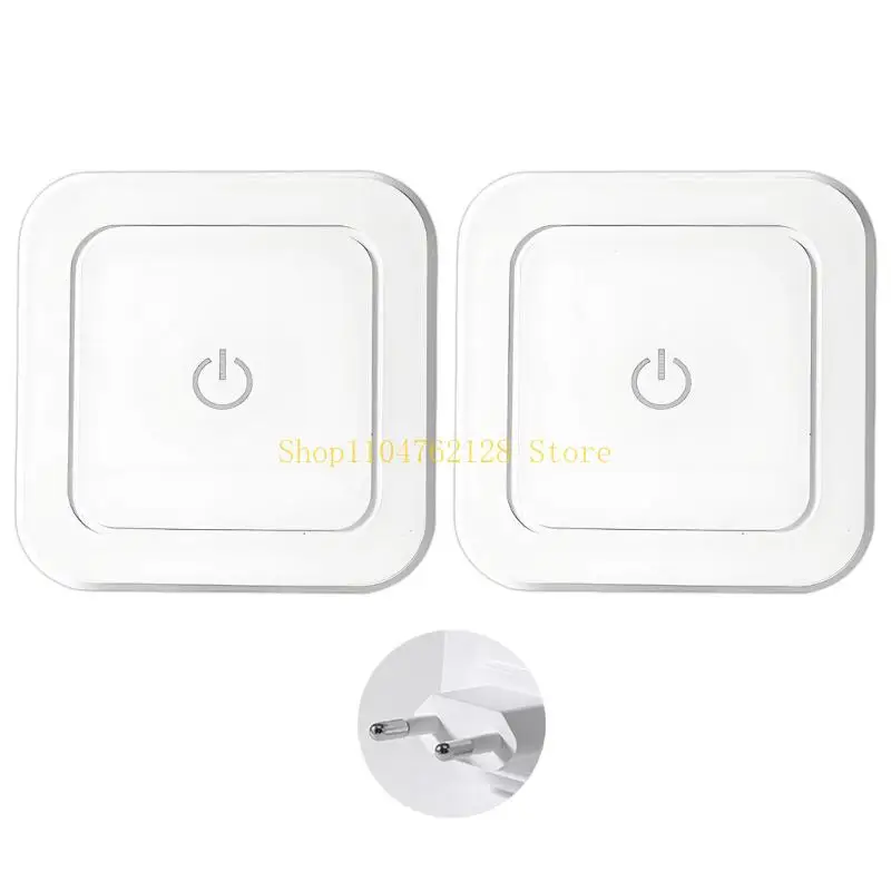 Plug In Square Night Lights Lamp For Home Use Easy to Use best sale