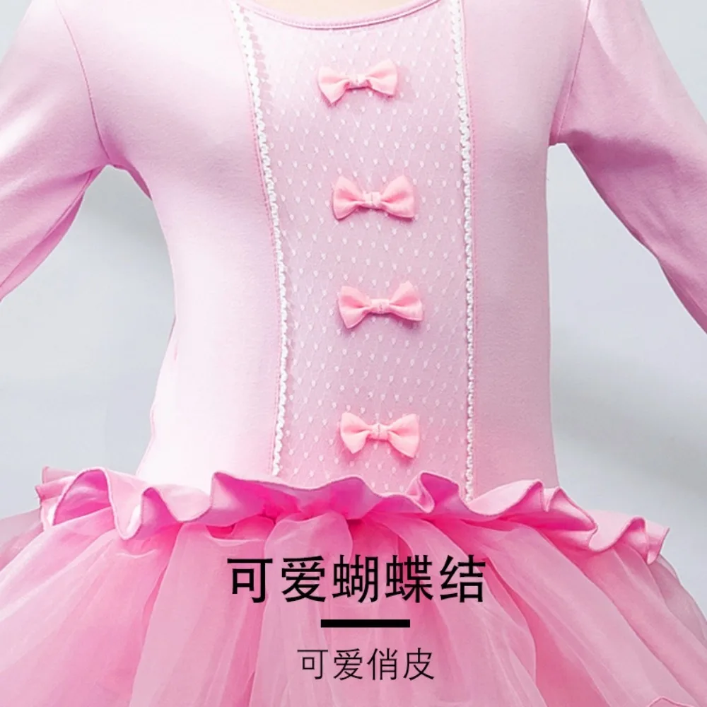 Dance Wear Ballet Tutu Princess Children Clothing Stage Costumes Fairy Kids Clothes Performance Elegant Leotards for Girls Dress