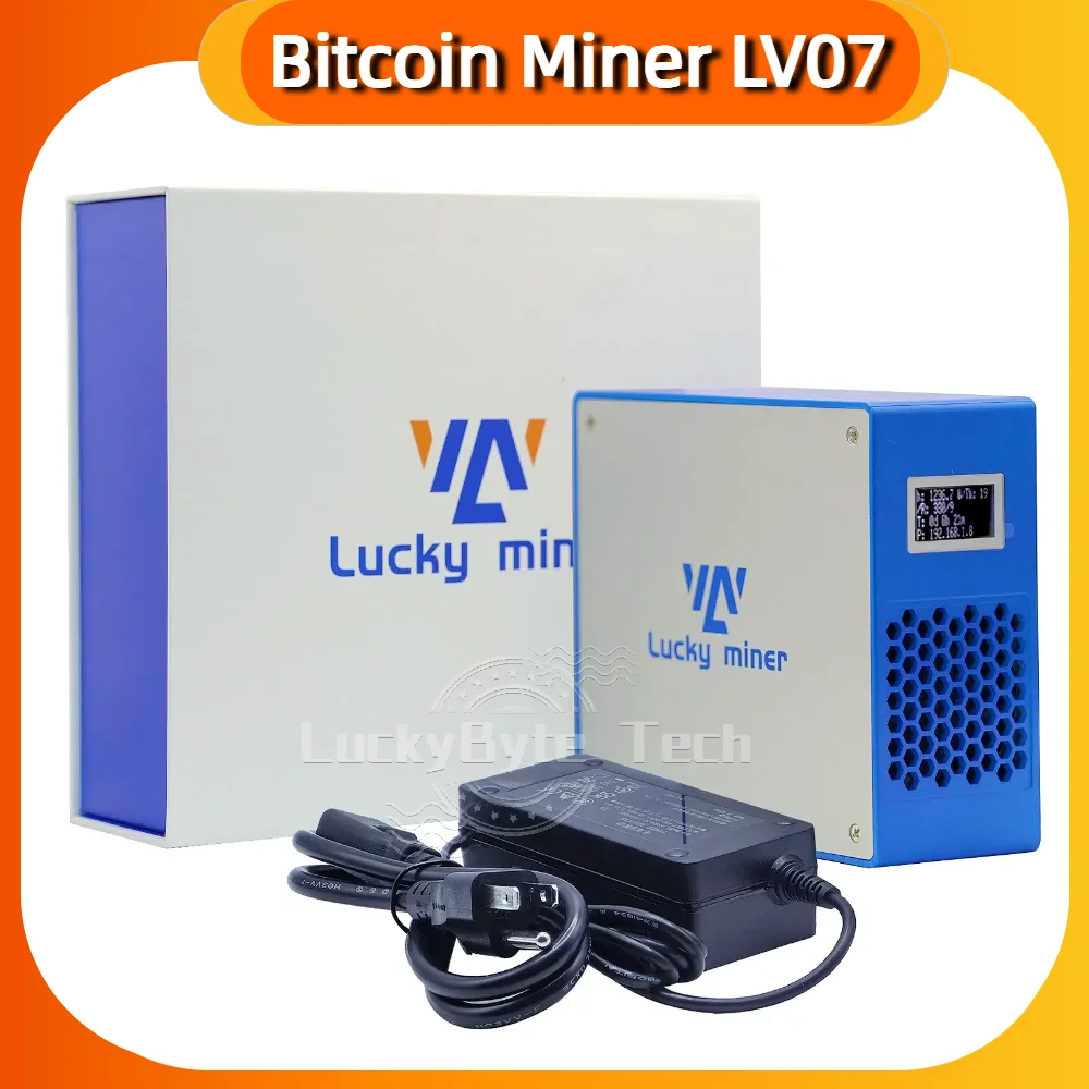 

Майнер Lucky Miner LV07 для биткоинов, Крипто-соло, BTC BCH BSV DGB 1TBH/S SHA256 BM1366 BTC, Майнер для лотереи ASIC, новинка 2024