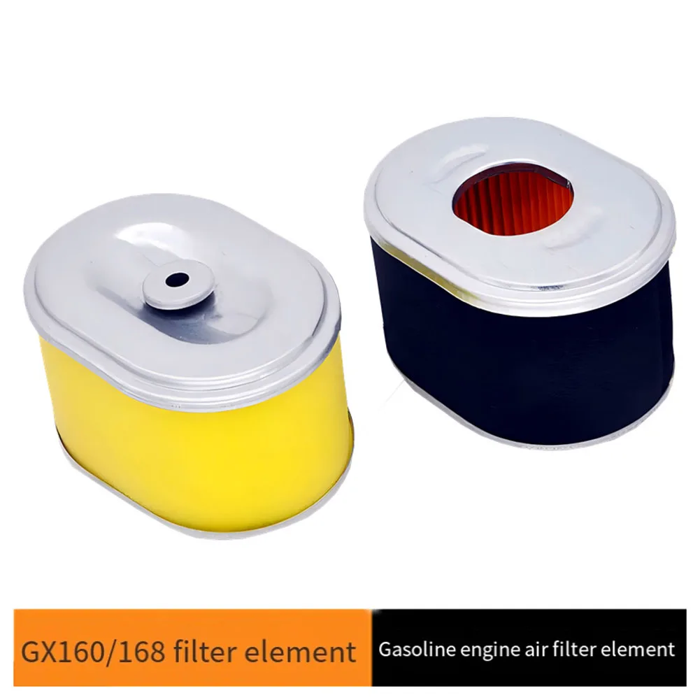 

BBBBBGasolineEngineAirFilterElementЗапасные аксессуары для двигателя 168F 170 Воздушный фильтр Губка Бумажный фильтрующий элемент Двигатель