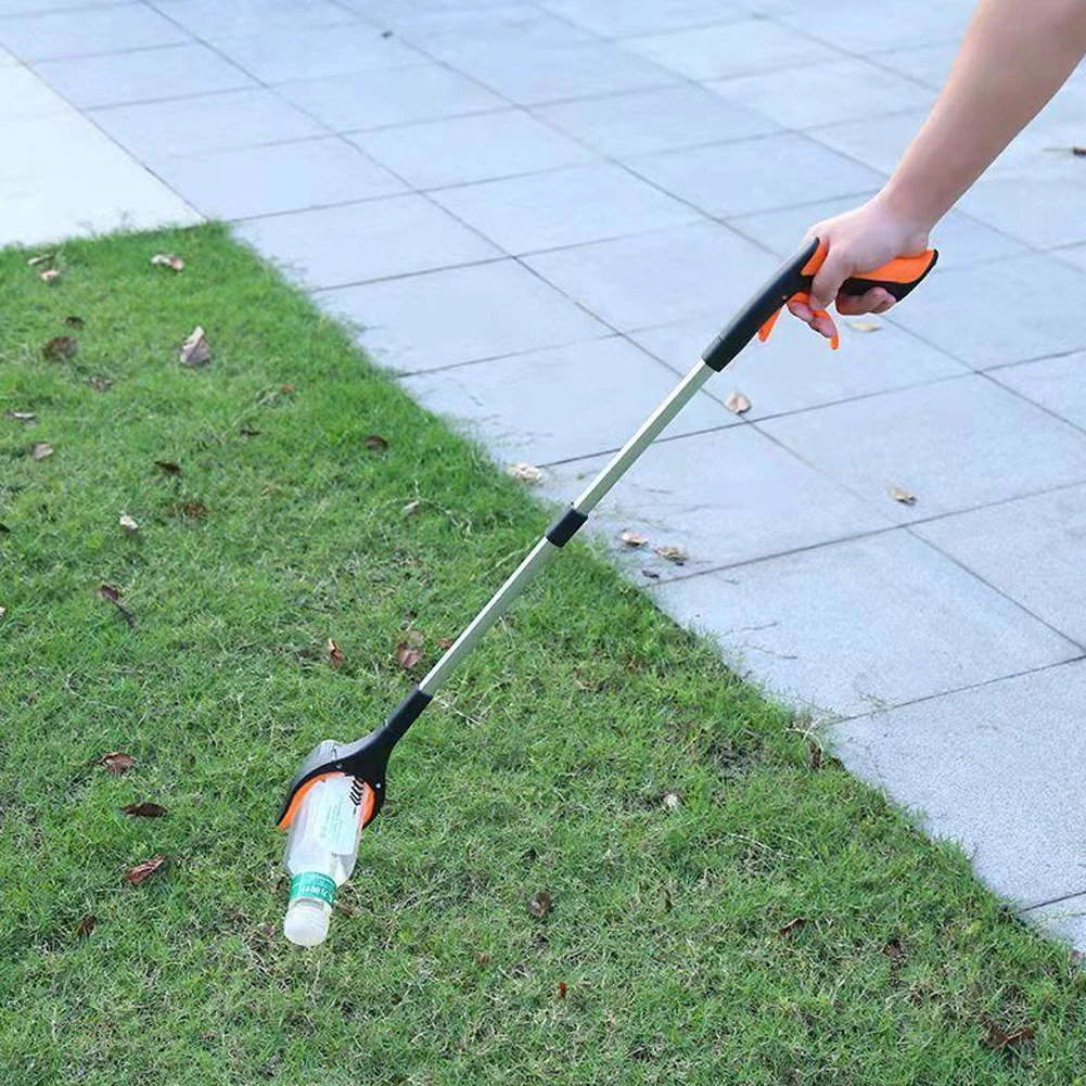 Pinças Reutilizáveis de Caranguejo Pesado, Vara De Grabber Em Casa, Pegar Ferramentas, Limpeza Exterior, Jardas, Mar, Clipe De Lixo Dobrável, Doméstico, 33"