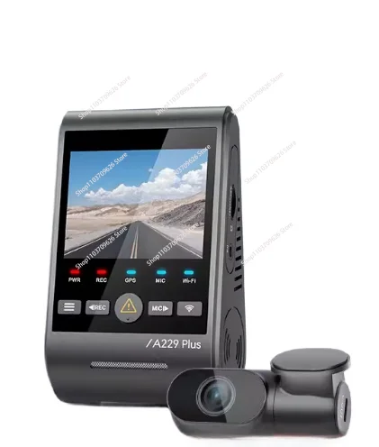 A229 Plus Dash Cam with Dual STARVIS 2 Sensors, 2 Channel HDR, 1440P+1440P Front and Rear