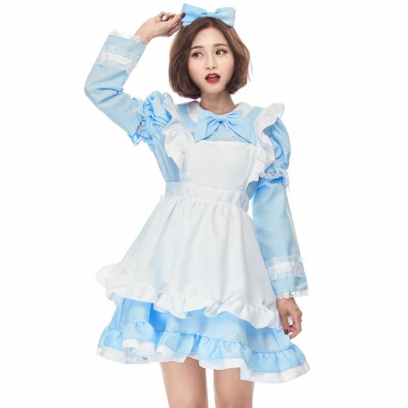 Alice Maid Kostüm Erwachsene Prinz Rock Halloween Performance Outfit Kindergarten Tanz ow Kostüm Kinder Eltern-Kind