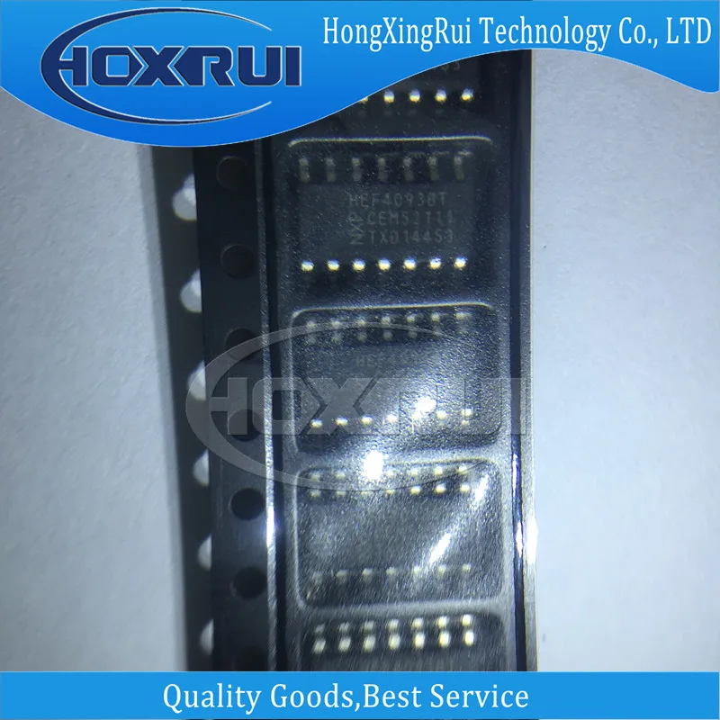 

(10 piece),HEF4093BT，SOP-14,NAND Gate, Logic chip, Schmidt triggered， 2Input, 2.4mA, 4.5V to 15.5V,