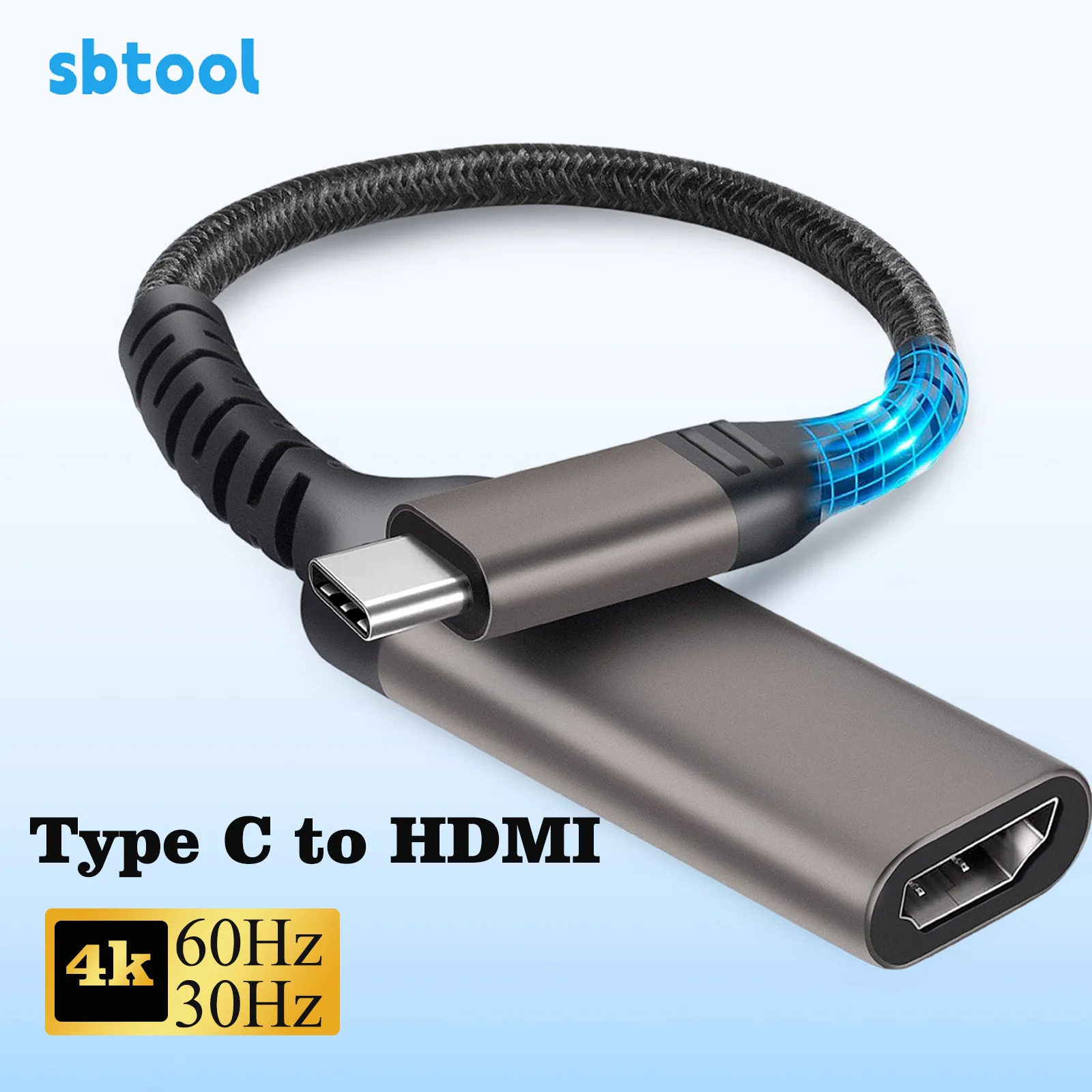 

Customized HDMI Cable 4K@60hz Type C to HDMI Female Adapter USB 3.1 HDMI Cable