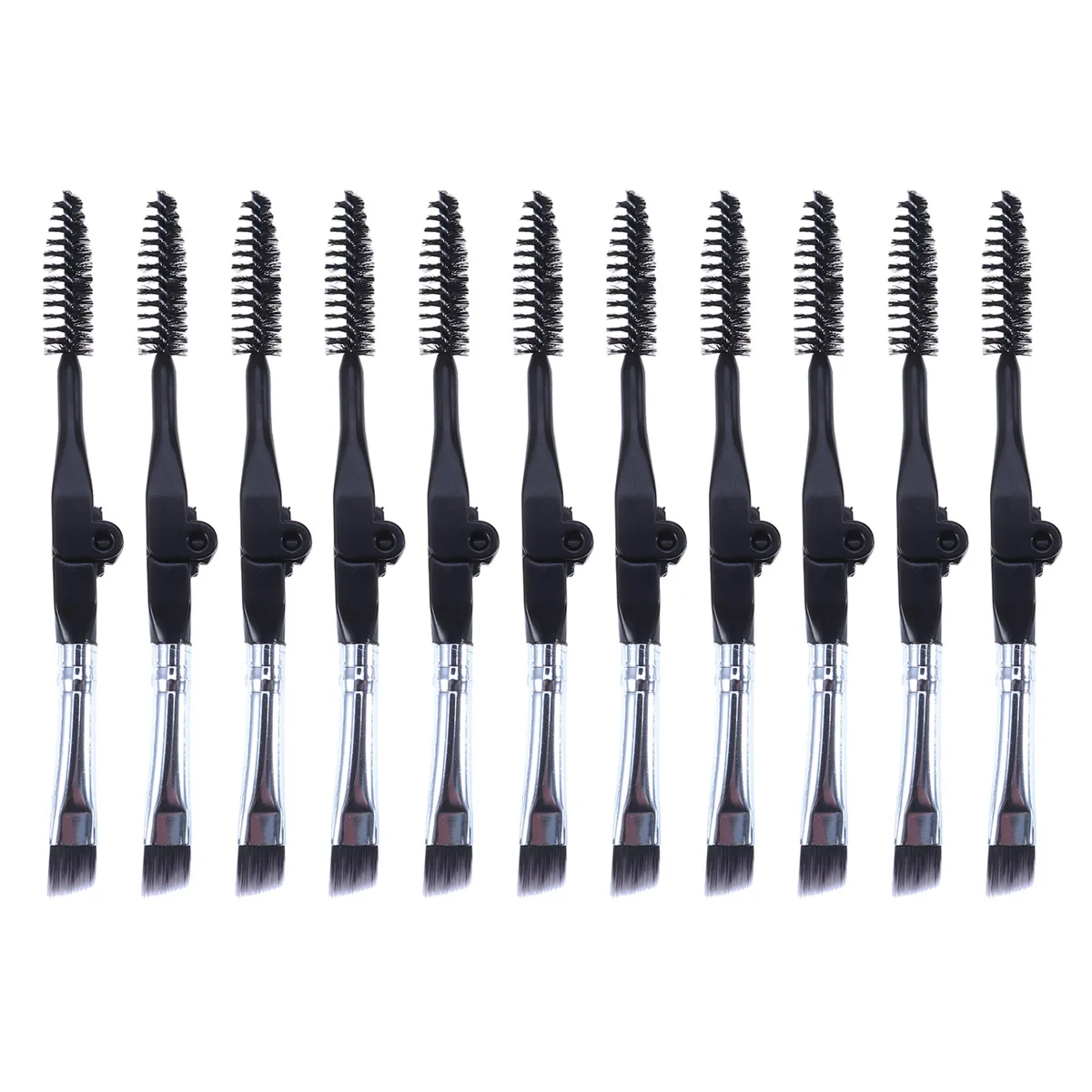 

10PCS Makeup Brush for Eyebrow Lightweight Professional Beauty Tool Eyelash Separator Comb Concealer Applicator Women Girls