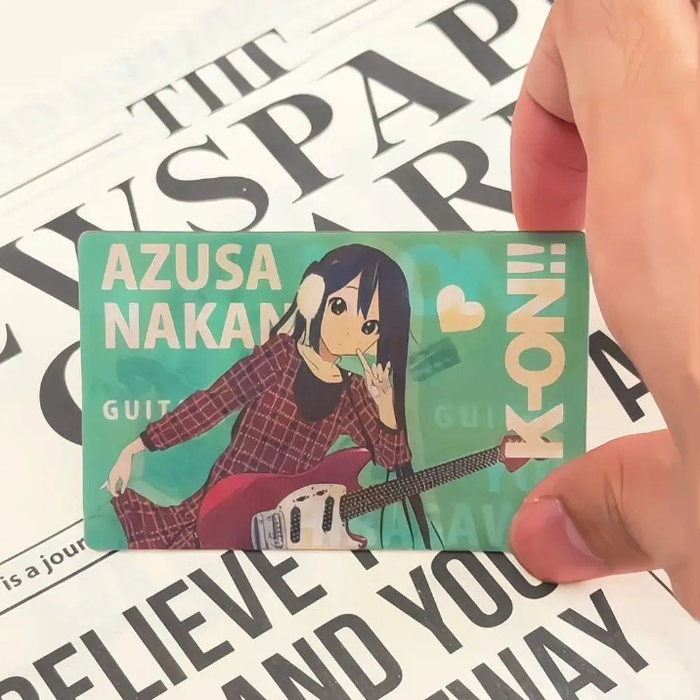 Anime K-ON BOCCHI THE ROCK GIRLS BAND CRY Cosplay Grating Card Cartoon 3D Convertible Pattern Card Collection