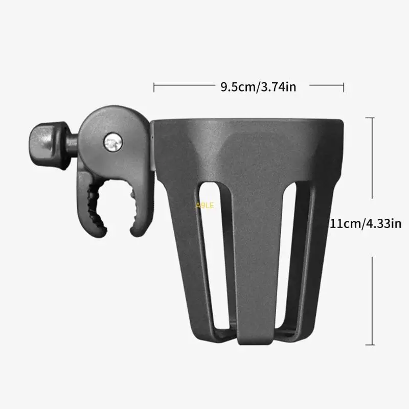 Ergonomic Nonslip Cup Mount Stand Compatibility with Multiple Devices Including Strollers Bikes Walkers Wheelchairs