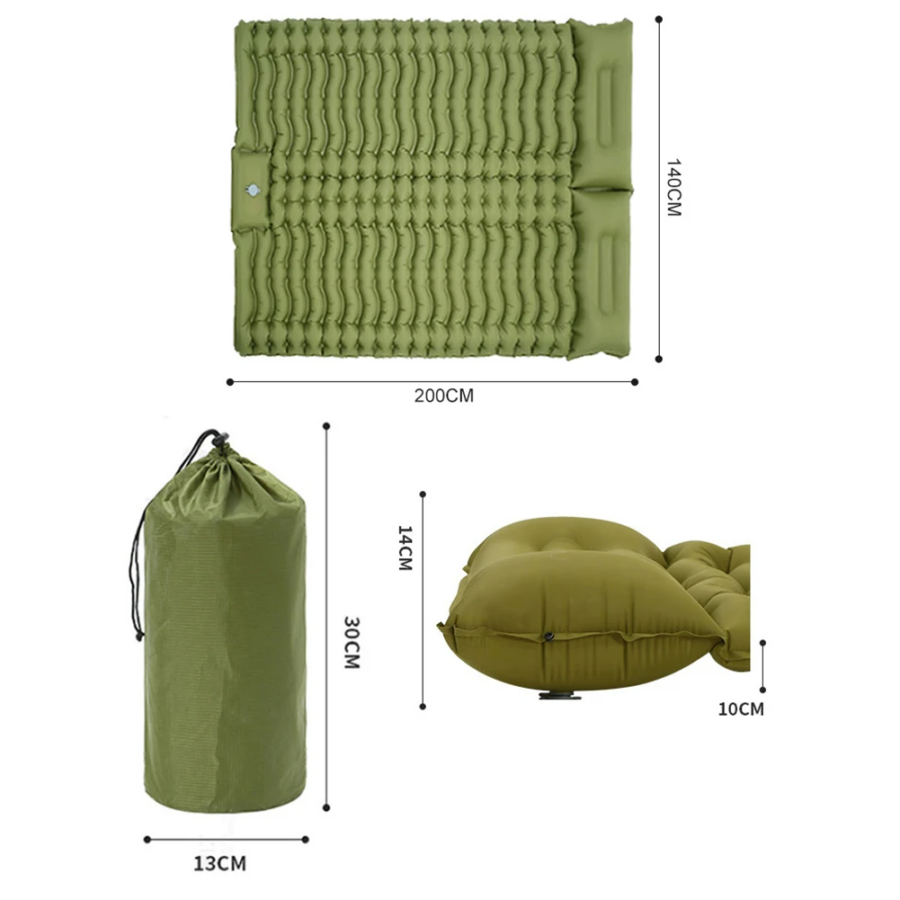 

Camping Trip Outdoor Adventure Camping Mattress Cushion 200*140*6cm Wear-resistant Material Complete Camping Kit