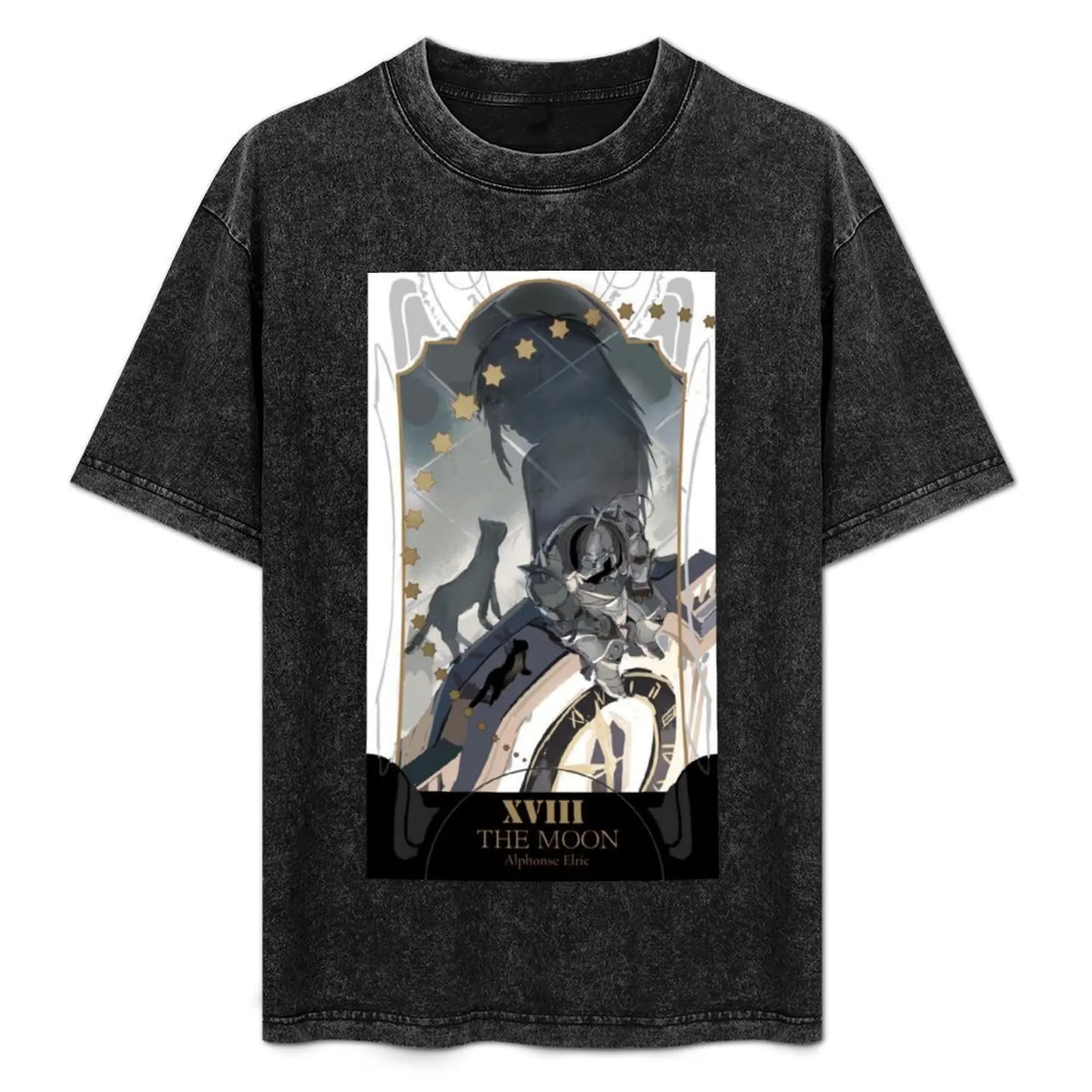 Fullmetal Alchemist Brotherhood-Camiseta Alphonse Elric para hombre, camisetas gráficas