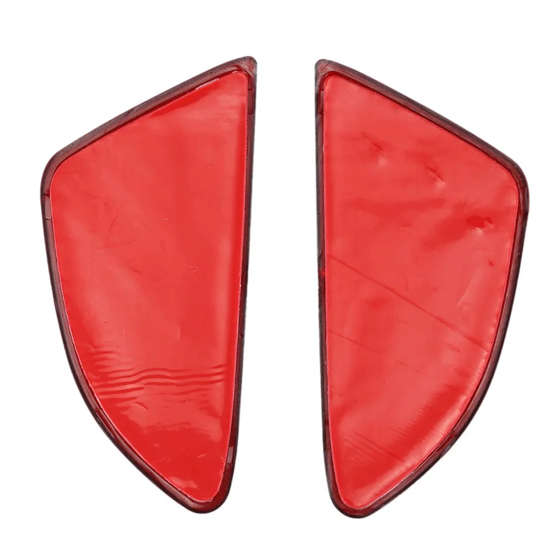 A03Q-6X تصفيف السيارة ABS البلاستيك الخلفي الذيل الضباب ضوء مصباح عاكس لوحة مجموعة لمازدا 2 ديميو 2015-2018