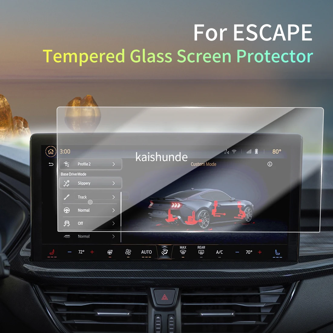 

Автомобильные наклейки, защита для 24 Changan Ford ESCAPE, защитная пленка из закаленного стекла, дисплей, навигация, автомобиль