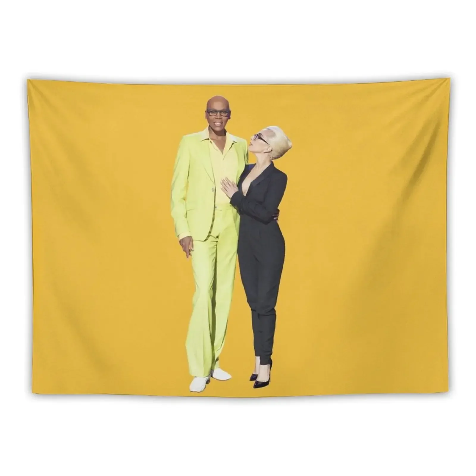 Rupaul Drag Race , Ru and Gaga Tapestry Luxury Living Room Decoration Korean Room Decor Custom Cute Decor Tapestry