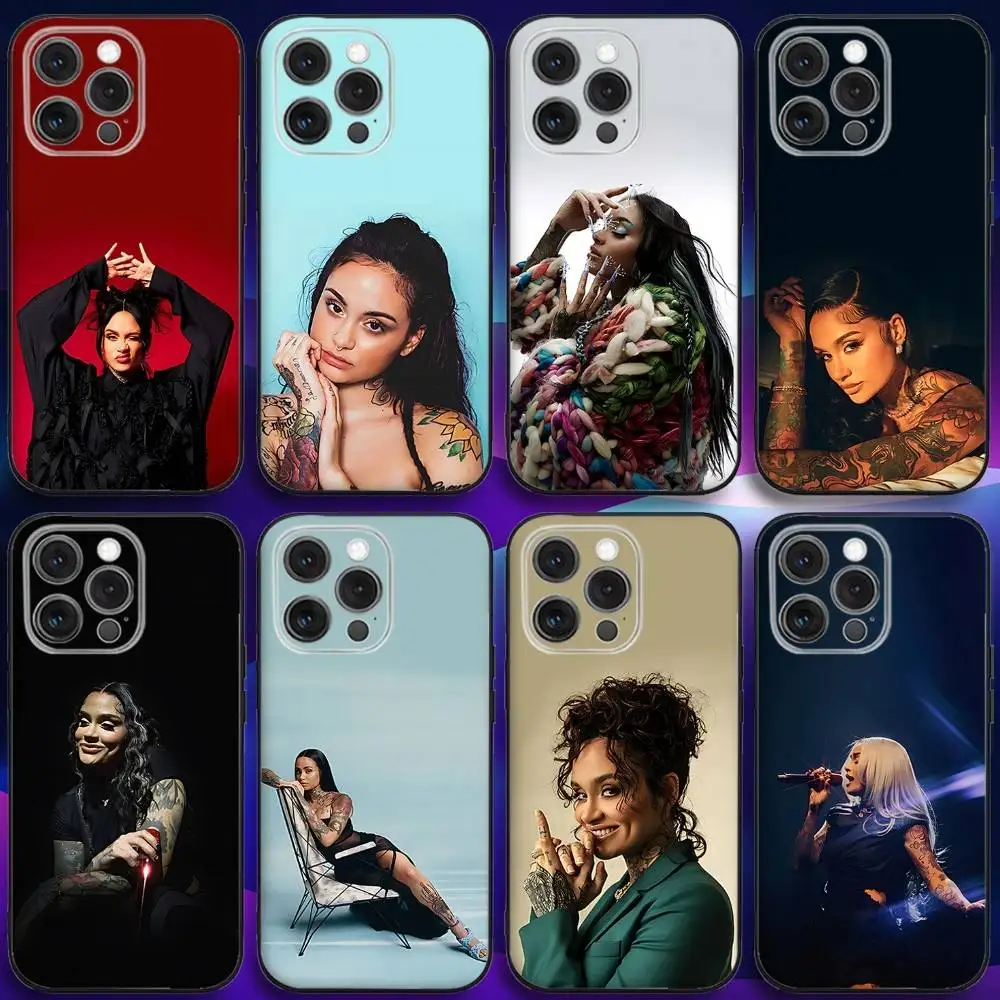 

Singer K-Kehlani Tears Phone Case For iPhone 17,16,15,14,13,12,11,Pro,Max,Plus,X,XS,SE4,E,Mini,Soft Black Case
