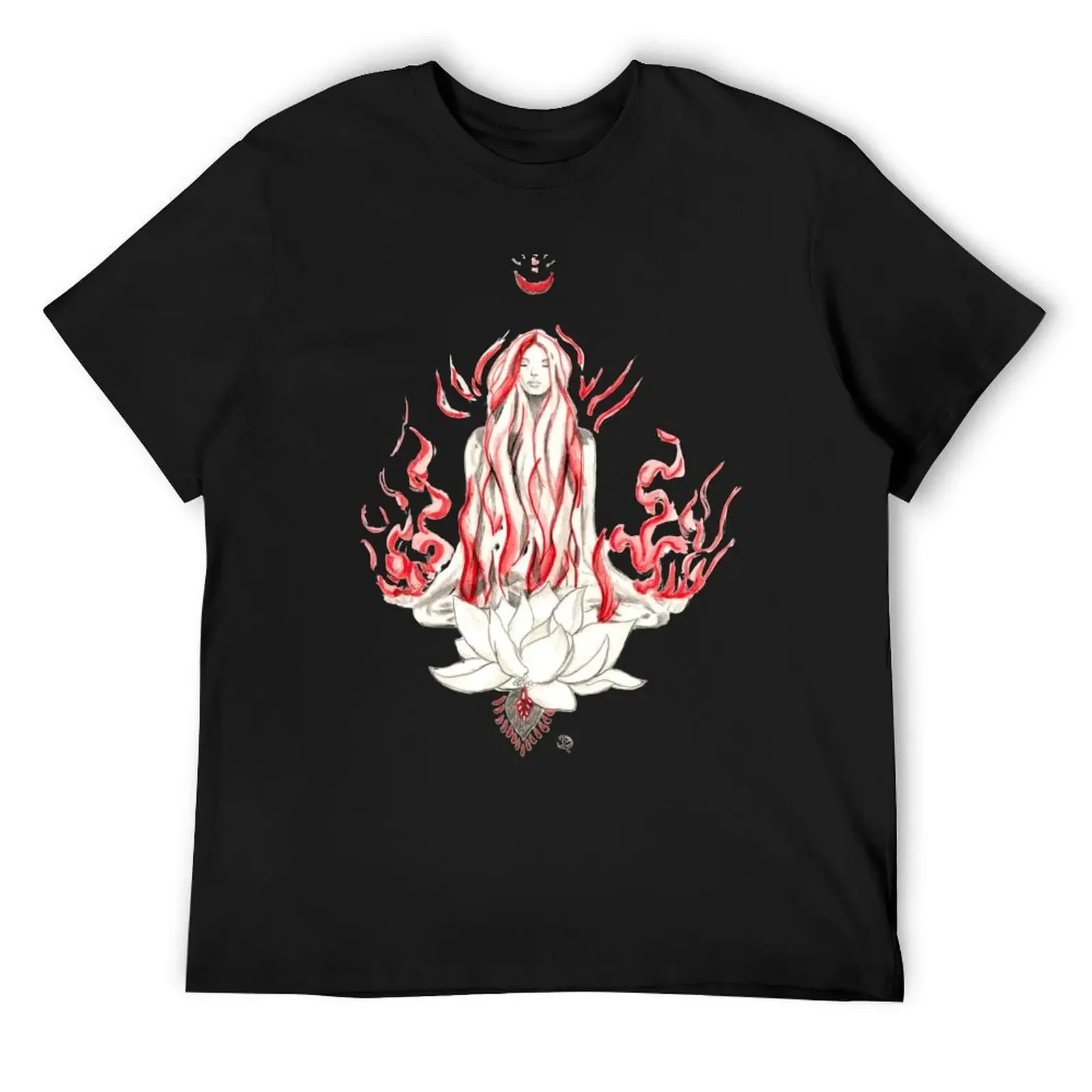 Feminine Energy - Lotus T-Shirt graphic shirts plus sizes mens clothing