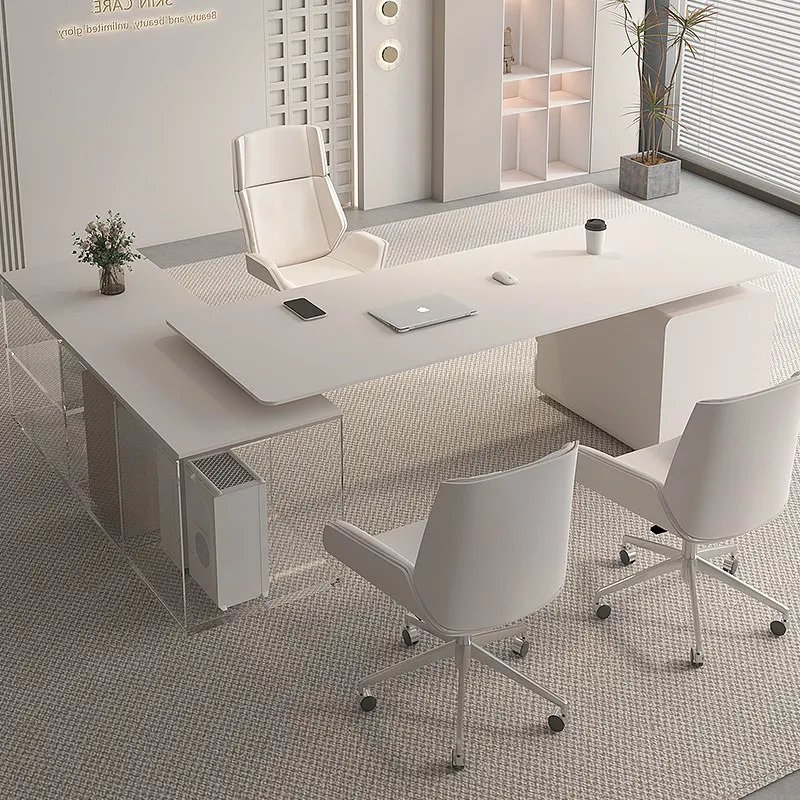 Simple and Modern sintered stone Computer desk room offices office desks and workstations Room desks l shaped desk