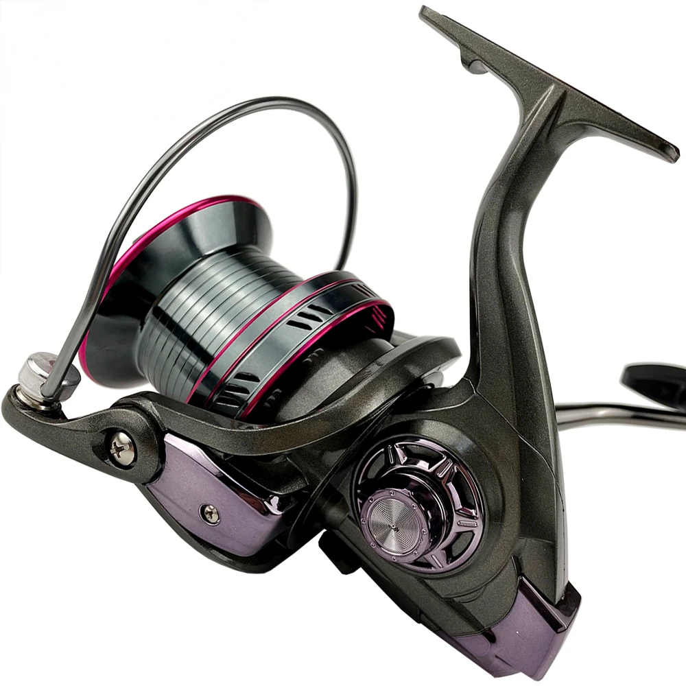 High Strength 9000/10000/12000 Series Fishing Reel 20-30KG Max Drag Big Game Super Strong Metal Deep Line Cup 4.0:1 Gear Ratio