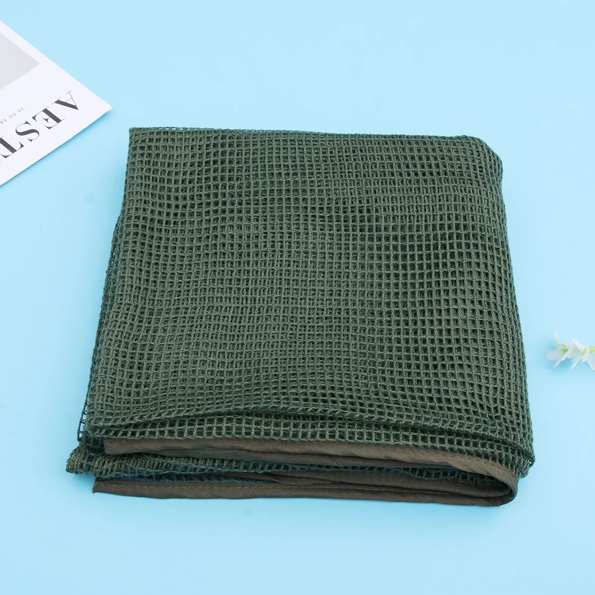 

Camouflage Mesh Wrap Camo Scarf Windproof Sand Protection For Sports Jungle Other Outdoor Activities (Green)