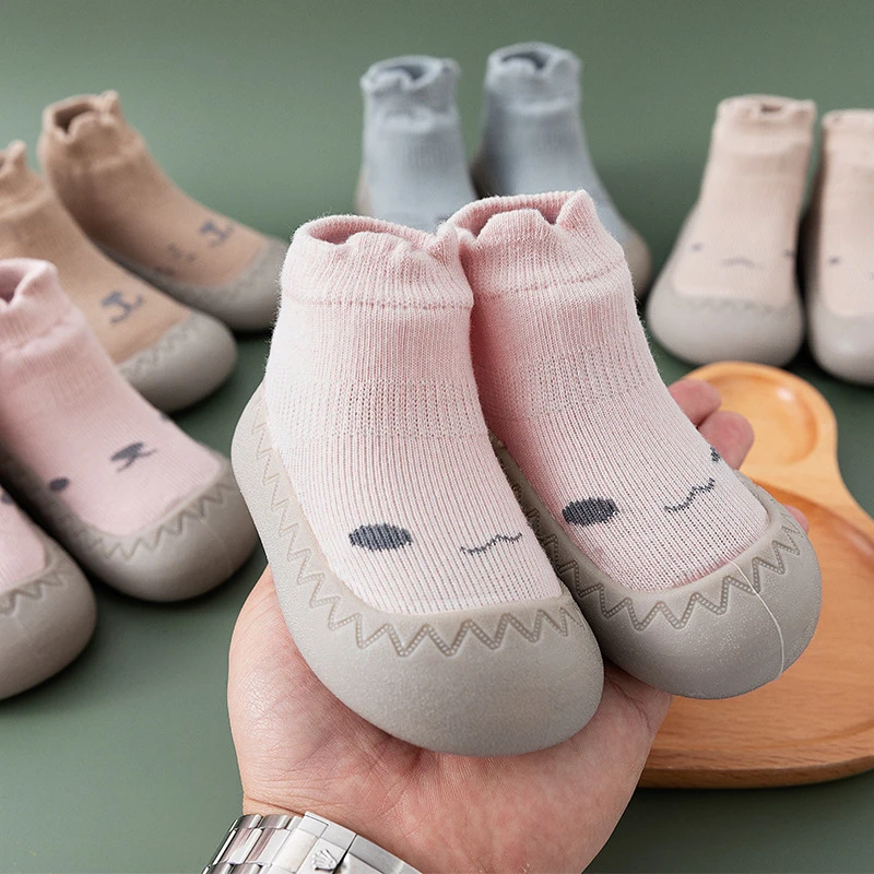 Baby Socks with Rubber Soles Infant Newborn Baby Girls Boys Children Floor Socks Shoes Anti Slip Soft Sole Sock for 0-32M