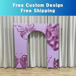 Aluminium 7x7ft Wedding Arch Background Stands Birthday Party Decoration Photo Studio Photography Scene Party Supplies