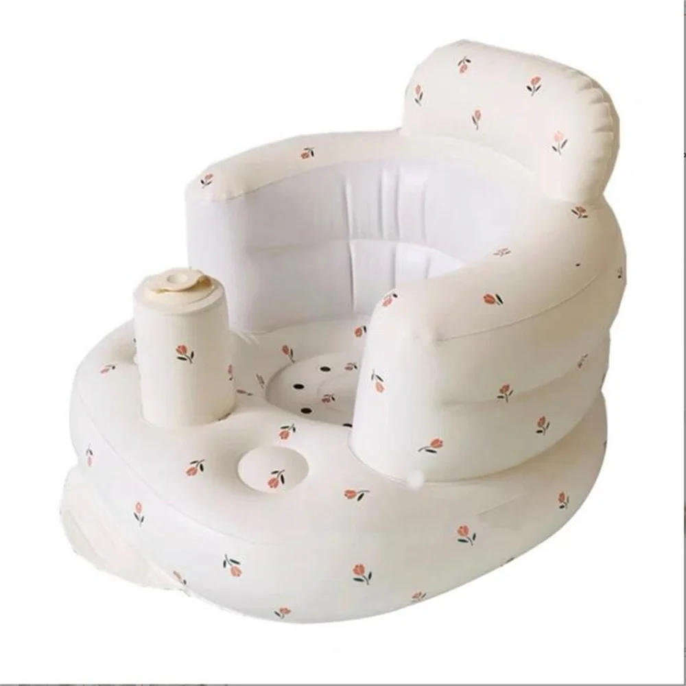 Inflatable Baby Chair for Child, Mannequin Body Sitting, Anti Fall Dining, Waterproof Sofa, PVC, 2023, E074