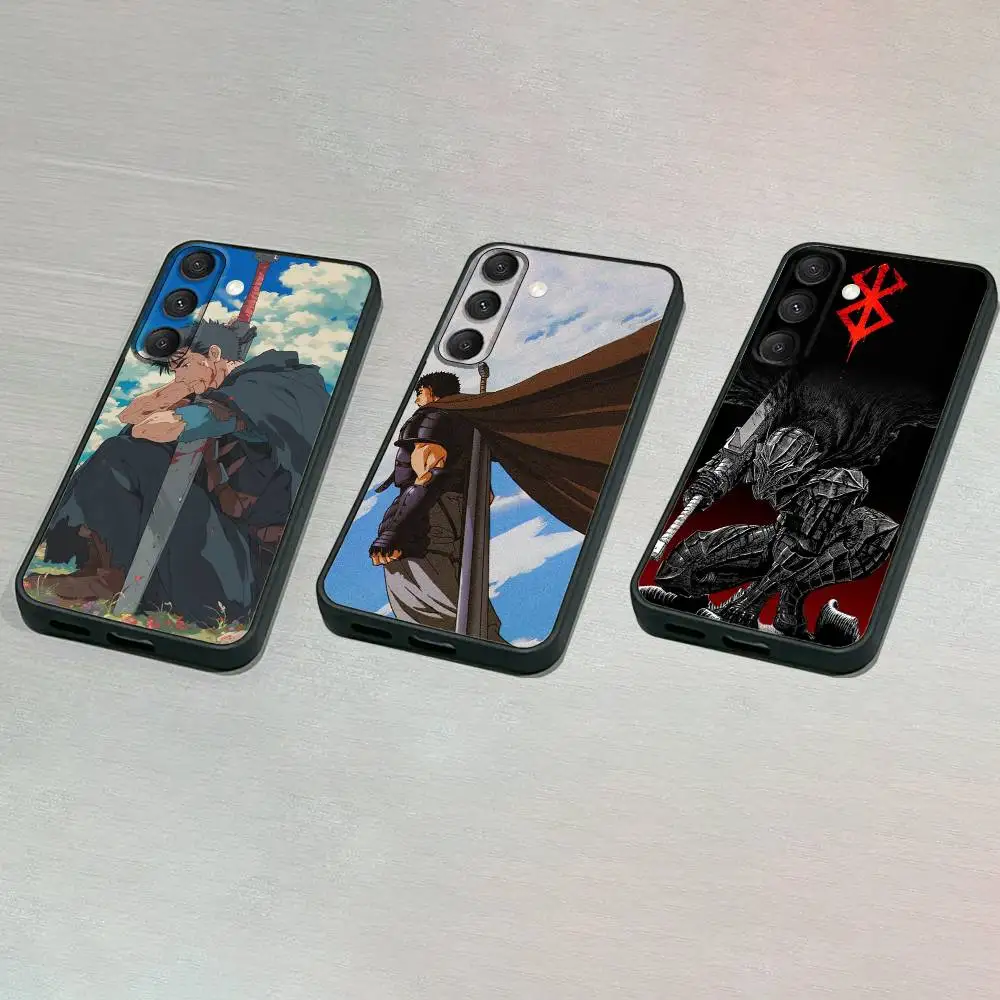 

Berserk l-lockscreens Phone Case For Samsung S25,S24,S23,S22,S21,S20,S10,Ultra,Plus,Lite,FE,Soft Silicone Black Cover