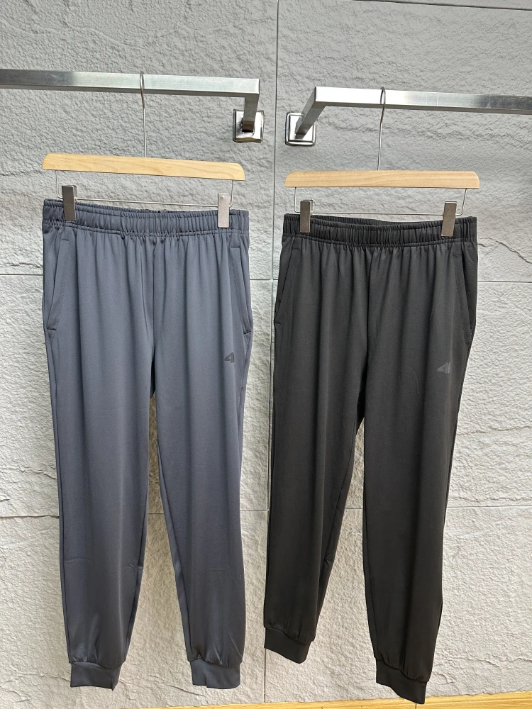 

Высококачественные мужские удобные повседневные брюки с эластичной резинкой на талии, дышащие длинные спортивные брюки Qui-Drng, модные осенние брюки...