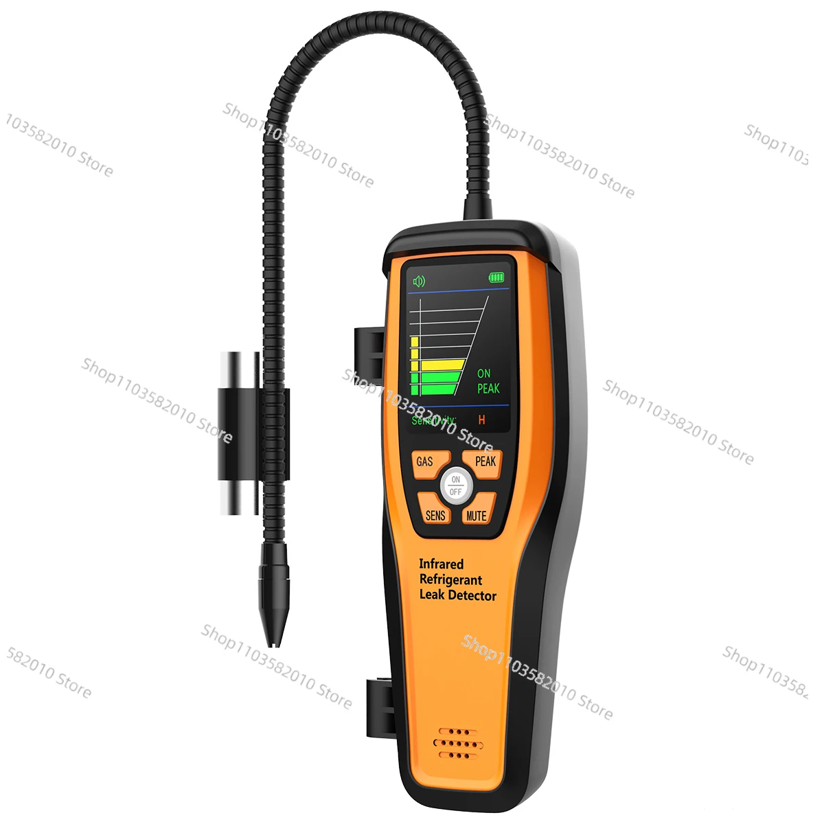 Elitech ILD-300 Advanced Refrigerant Freon Leak Detector Halogen Tester for HVAC Gas Analyzer CFCs HCFCs HFCs 10 Years' Life