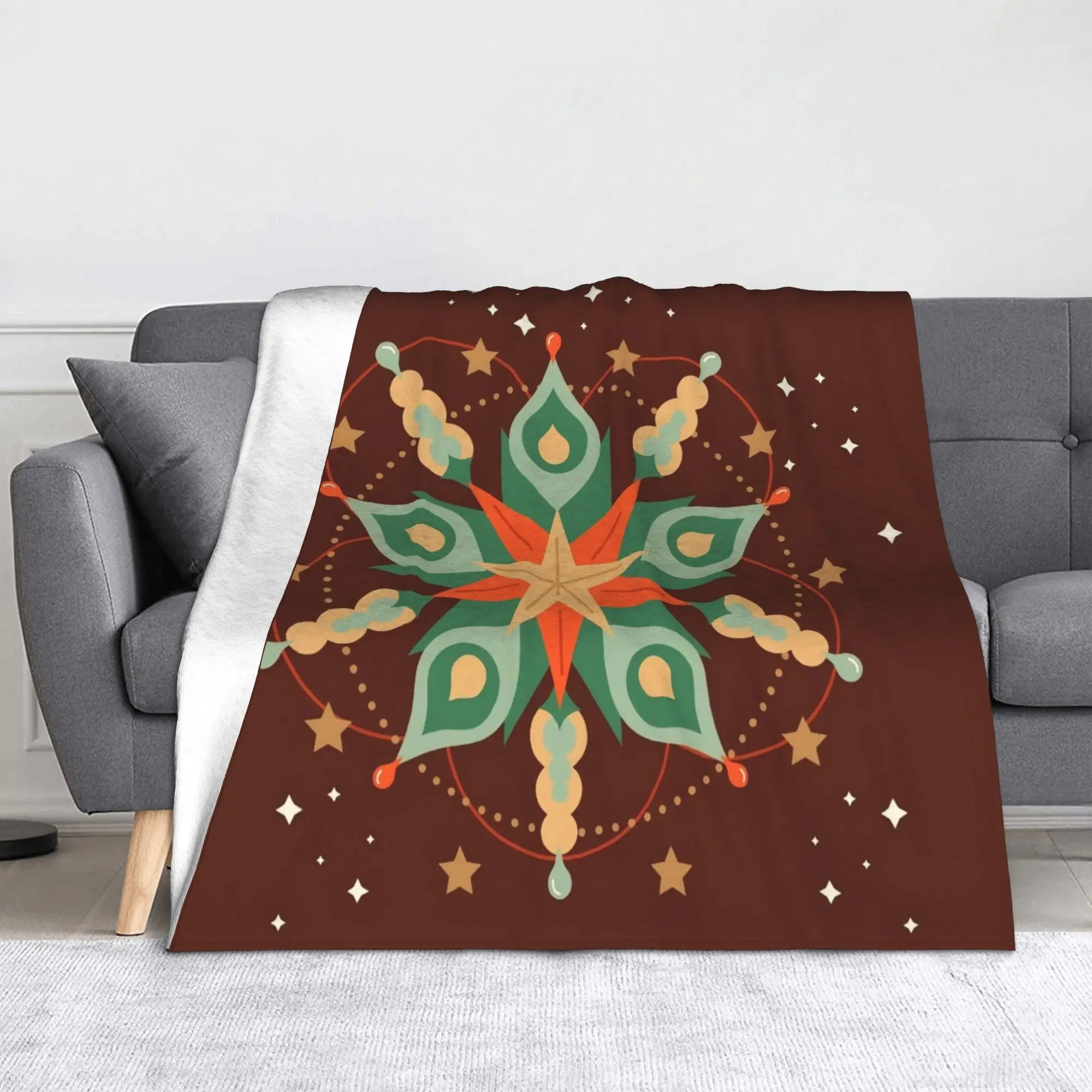 Maligayang Pasko Parol Blanket Flannel Philippine Merry Christmas Lightweight Throw Blanket for Airplane Travel Bed Rug