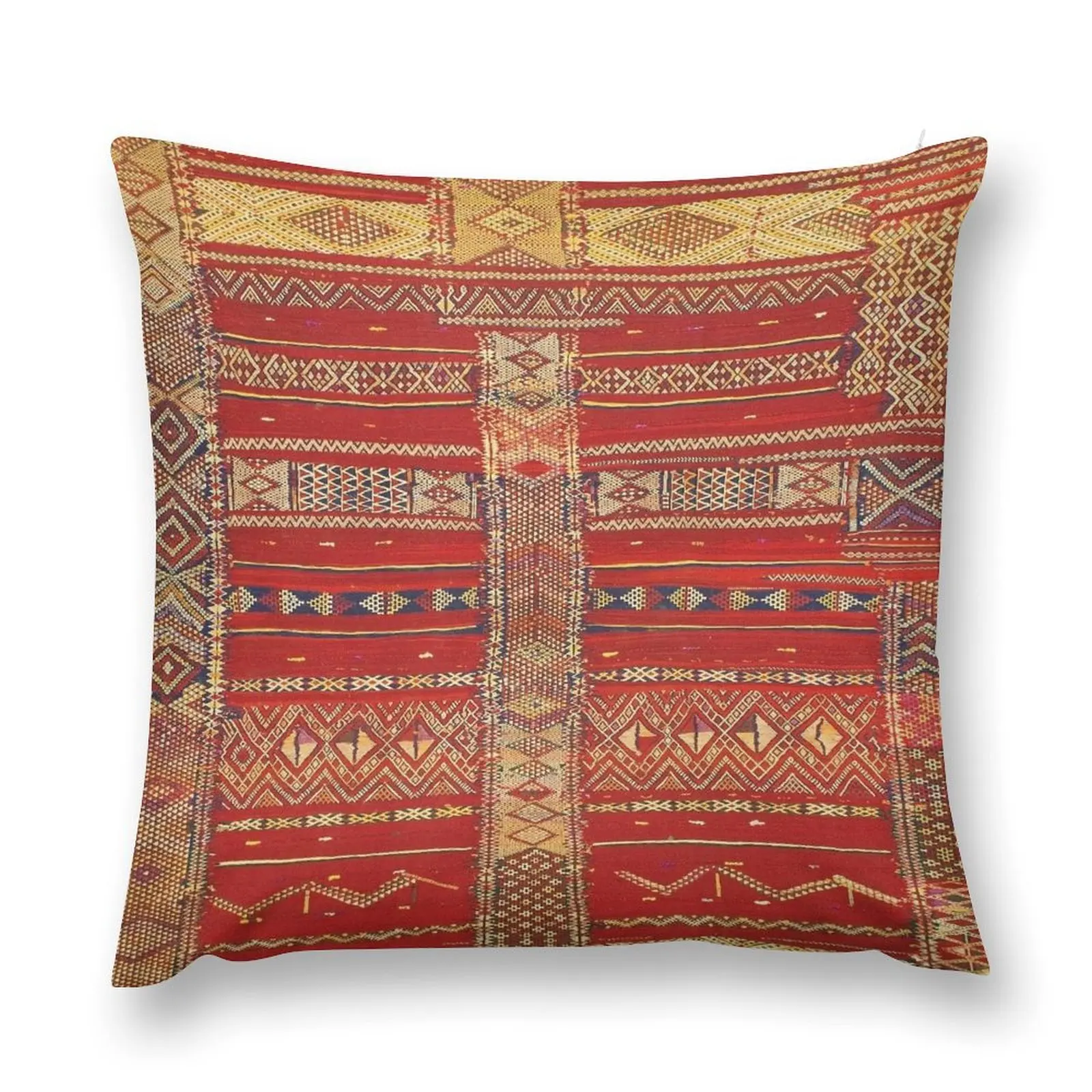 Heritage Moroccan Berber Artwork Design Throw Pillow Cushions christmas ornaments 2025 pillow