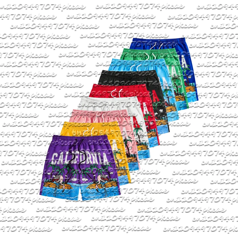 

Summer Hot-selling California Pattern Shorts Quick-drying Sports Beach Vacation Shorts New Fashion Quick-drying Leisure Shorts