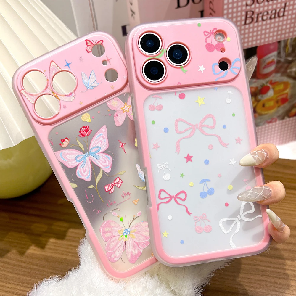 Чехол для телефона 2-в-1 для iPhone 17 Pro Max, 15, 14, 13, 16 Pro Max, Air 17Promax: мгновенное преображение в 17, милый акриловый мягкий чехол с бантом, прозрачный