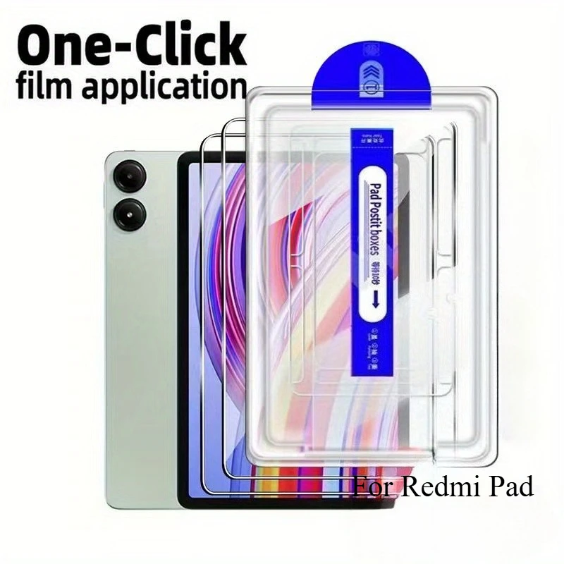 One-Click Dust Removal Screen Protector for Redmi/Mi Pad Pro 12.1 Pad Pro Easy Installation Tempered Glass Film 9H Hardness Case
