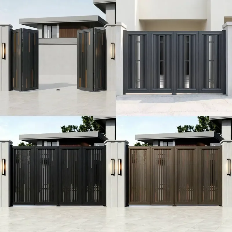 Factory Direct Aluminum Outdoor Folding Door Custom Size Color Fast Delivery