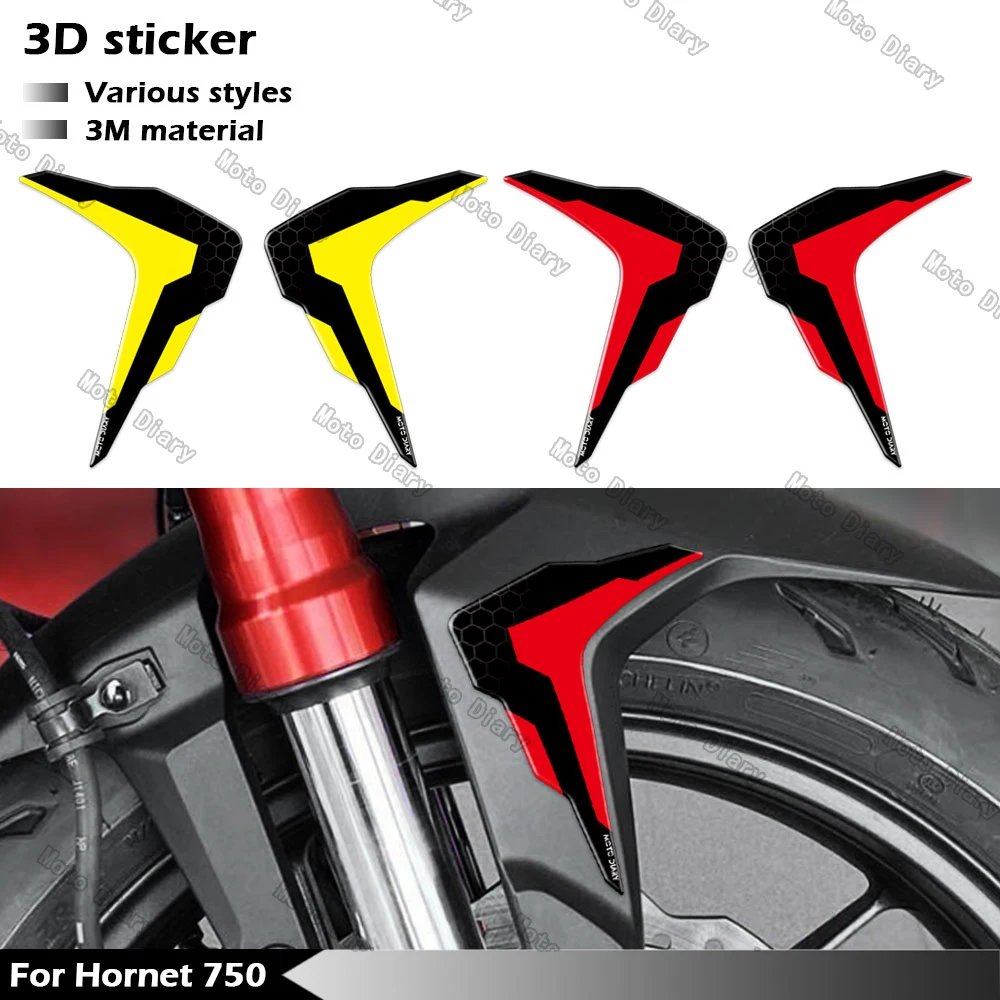 

3D Resin Motorcycle Front Fender Sticker Decal For Hornet 750 Hornet CB 750 CB750 2023 2024