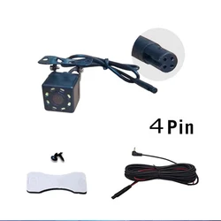 Grabadora de trรกfico general para coche, dispositivo con visiรณn trasera, impermeable, a prueba de golpes, 4 nรบcleos, 8 lรกmparas, imagen HD infrarroja, lente HD, 170%