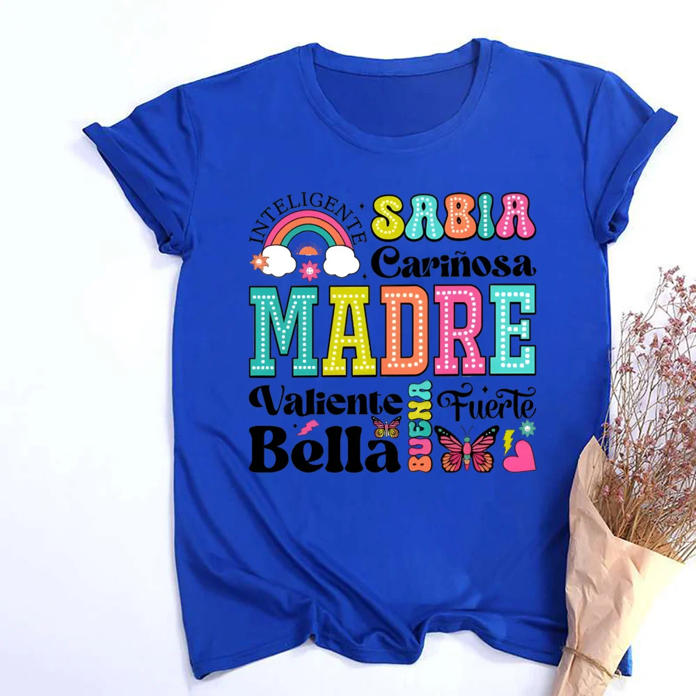 Smart Intelligent Cute Brave Beautiful Kind and Strong Mom Printed Shirts Mama Life T-shirt Female Tee Mother's Day Outfit Gift image 3