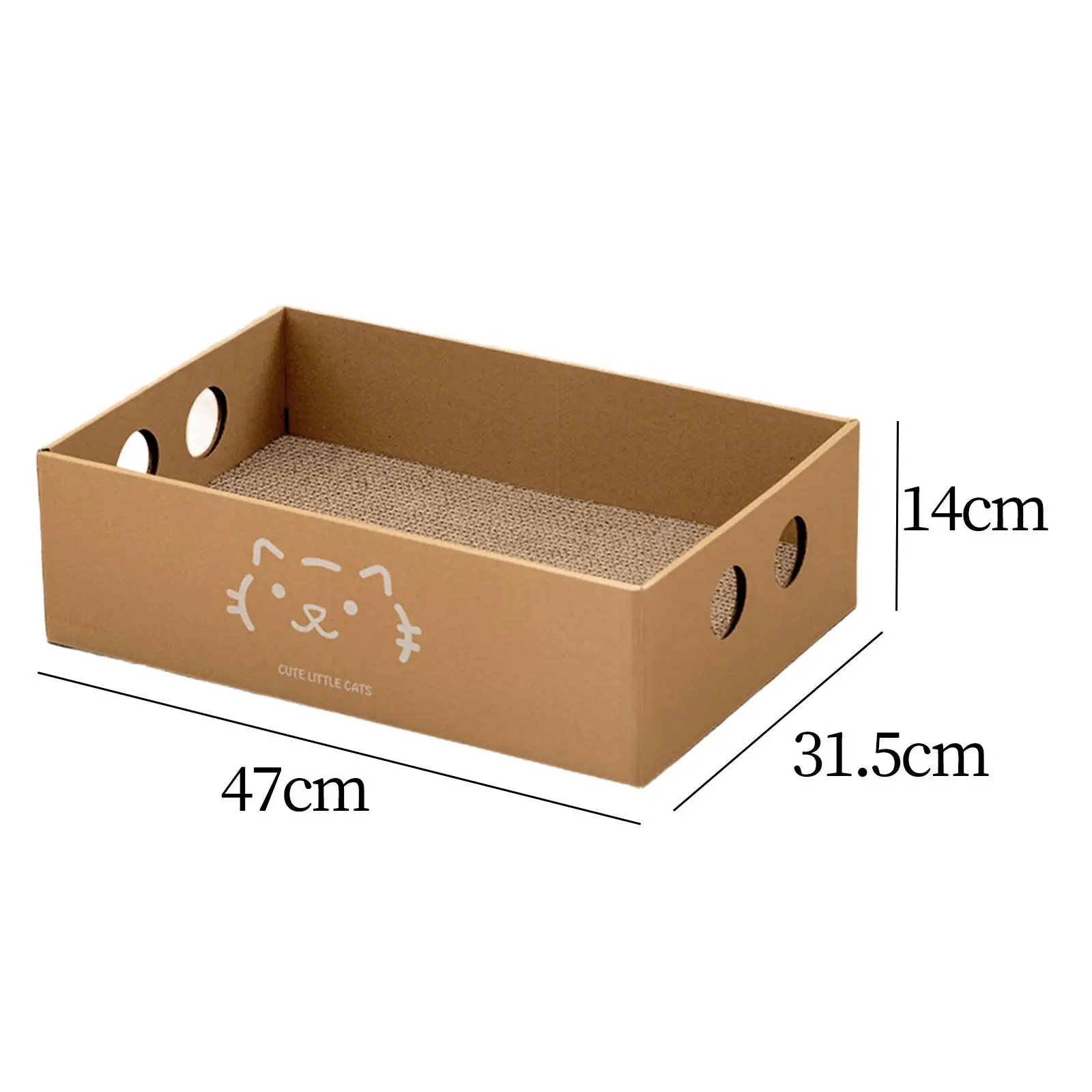 Kattenkrabkartonnen kattenkrabpad Kattenkrabbox voor katten om te malen