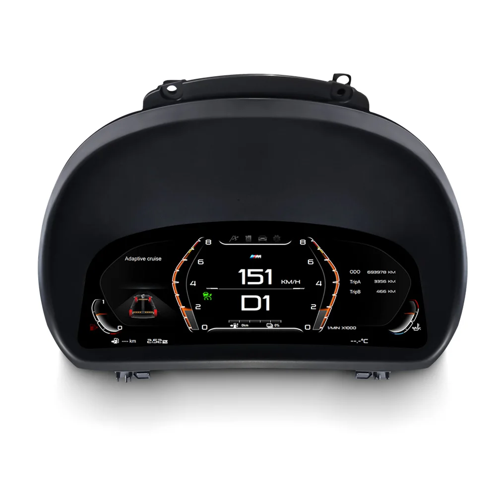 

NaviFly LINUX System 12INCH Screen Speedometer LCD Digital Cluster Car Dashboard for BMW 1 Series 120i E81E82 E87 E88 2005-2012