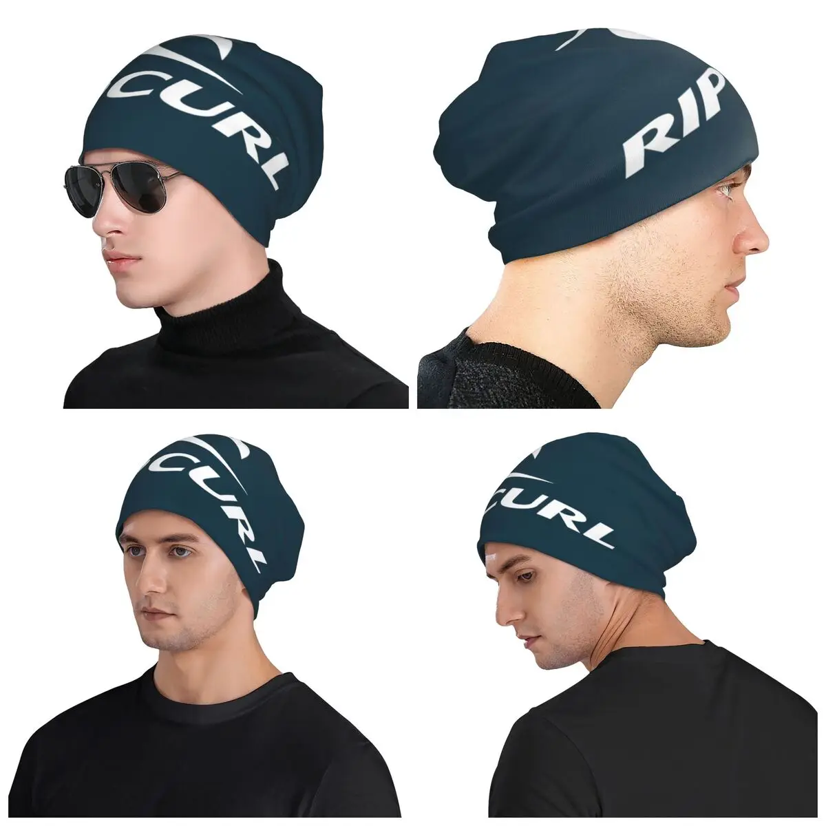 

Rip Curl Logo Unisex Adult Beanies Caps Knitting Bonnet Hat Warm Hip Hop Autumn Winter Outdoor Skullies Hats