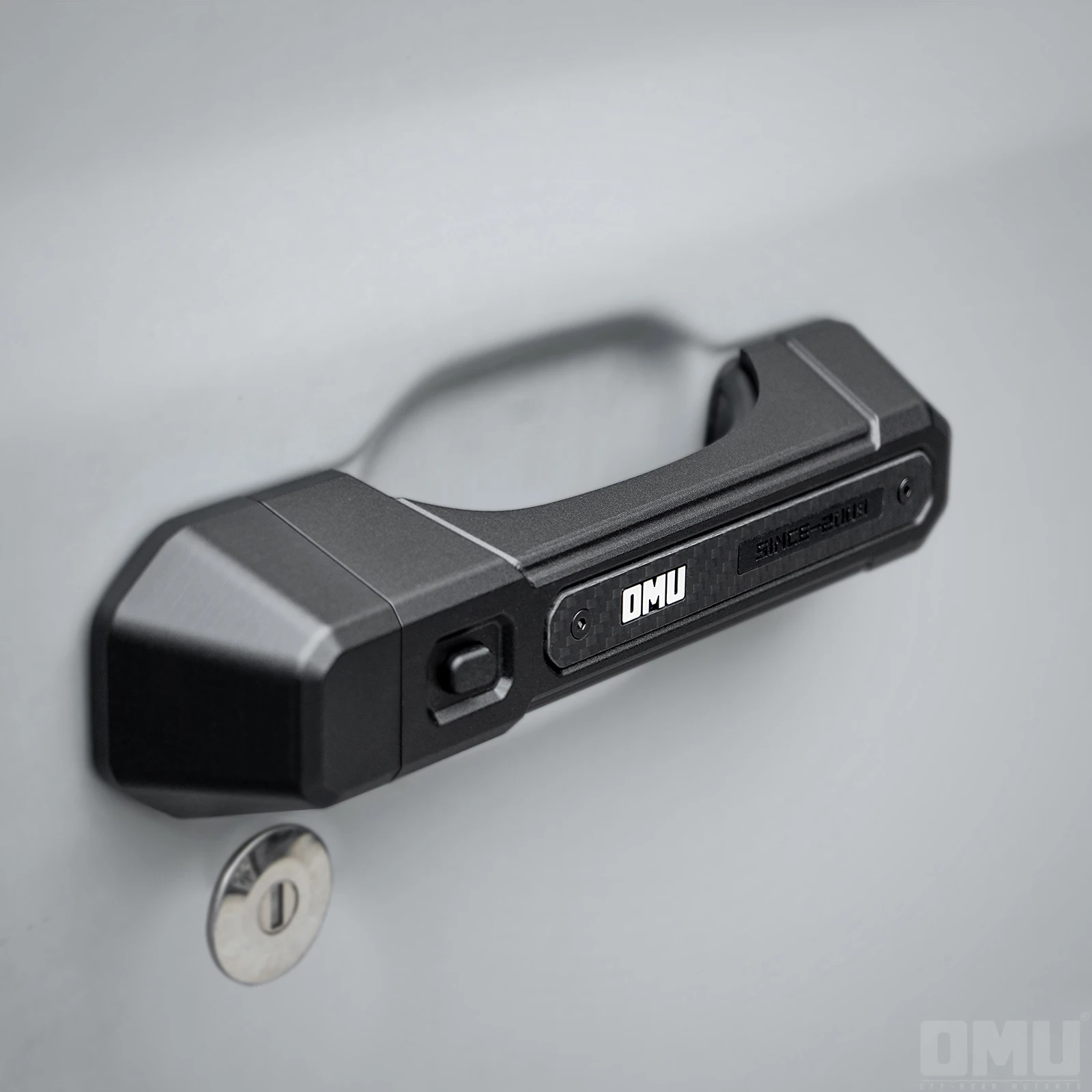 OMU Aluminum Door Handle Cover For Jeep Wrangler JL JT Keyless Entry Door Handle Accessories