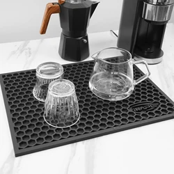 IKAPE Drying Coffee Maker Mat, Multi-functional Water Filter Mat, Easy to Clean, Durable, Suitable for Coffee and Tea Accessorie
