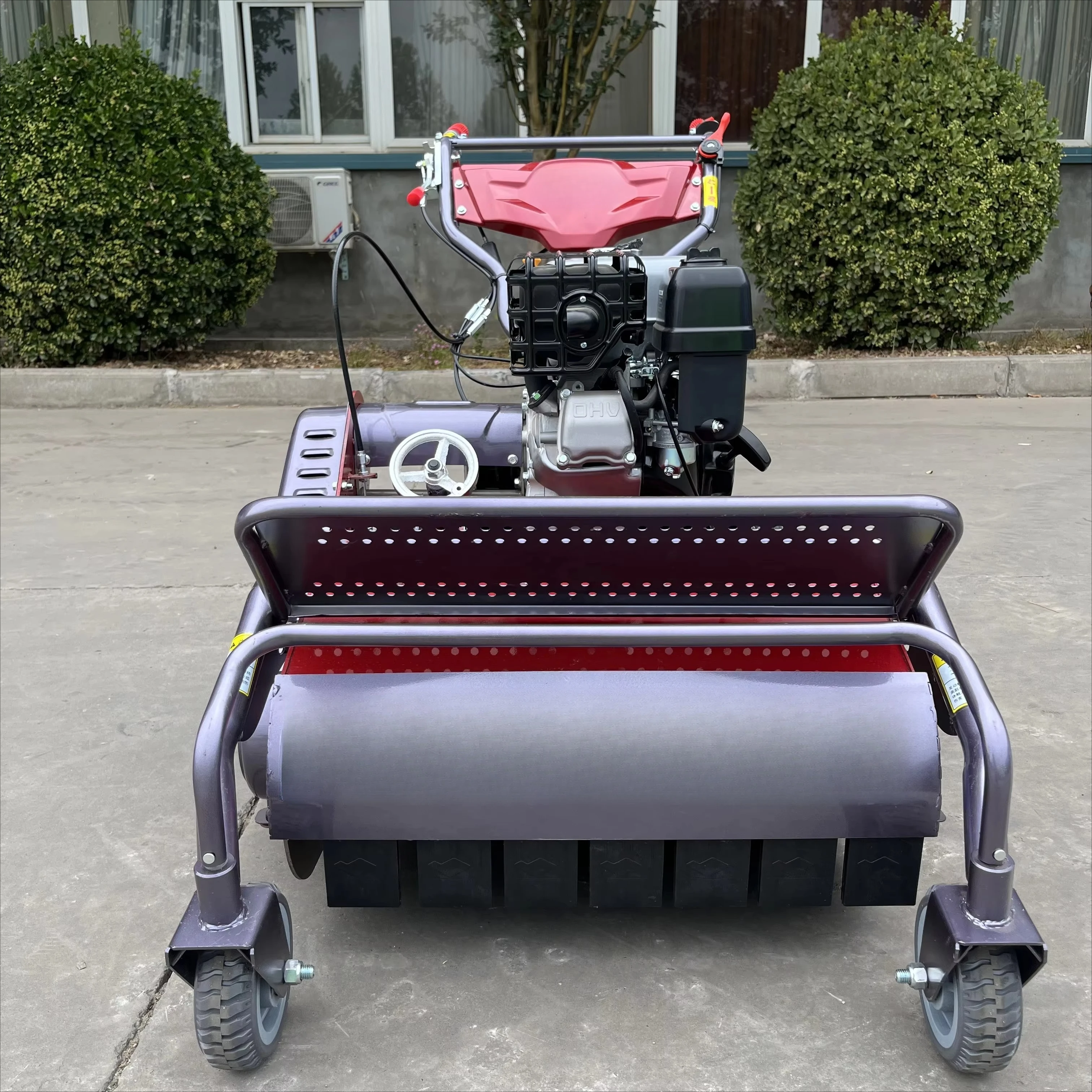 Industrial Single Cylinder 600mm Self-propelled Lawn Mower with Powerful Engine 600mm Cutting Width Hand Push Design