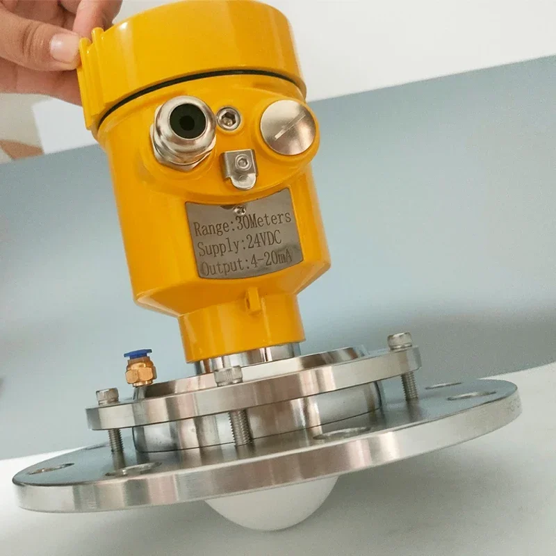Atech anticorrosion radar level gauge 80g  high temperature radar level meter cement silo level radar sensor
