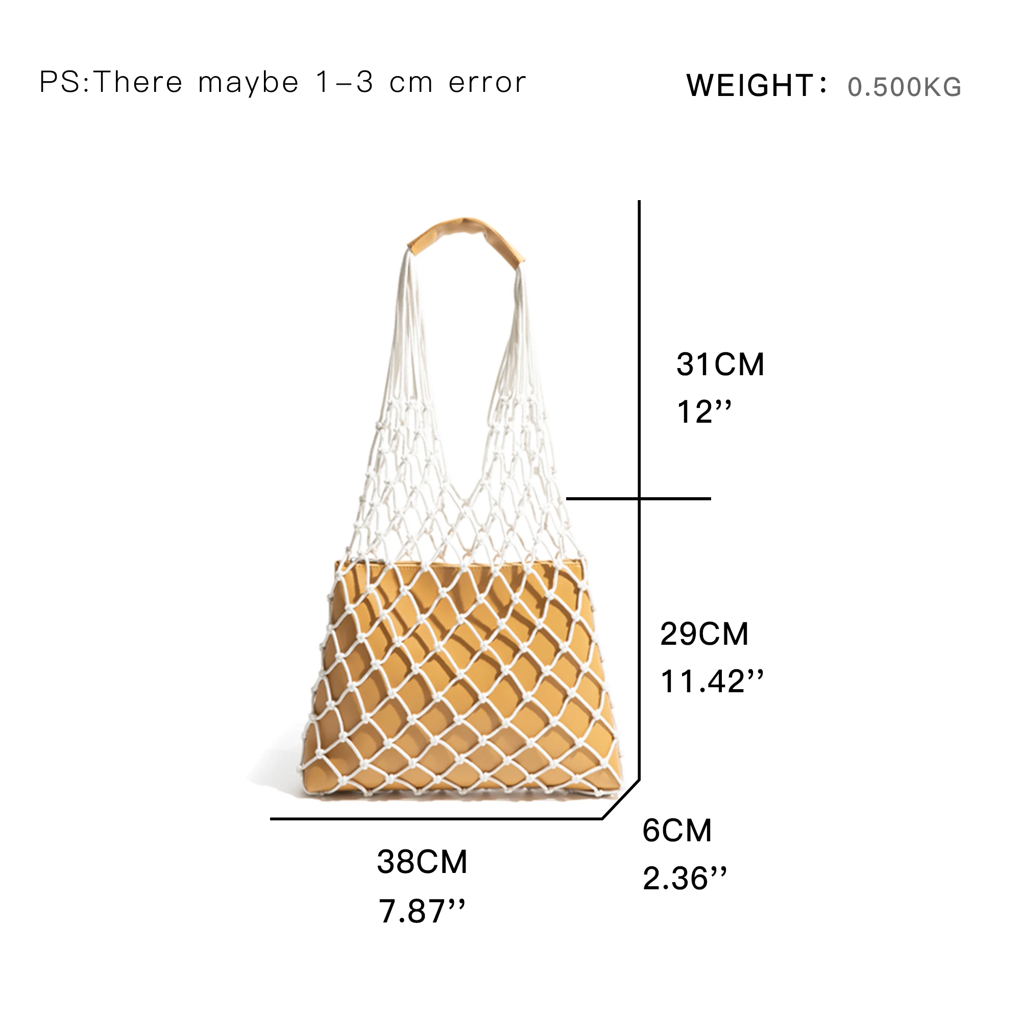 MABULA PU Leather Nylon Knitted Unique SHoulder Bag For Ladies 2pcs Removable Vintage Female Tote Handbag Hollow Out Fashion Bag