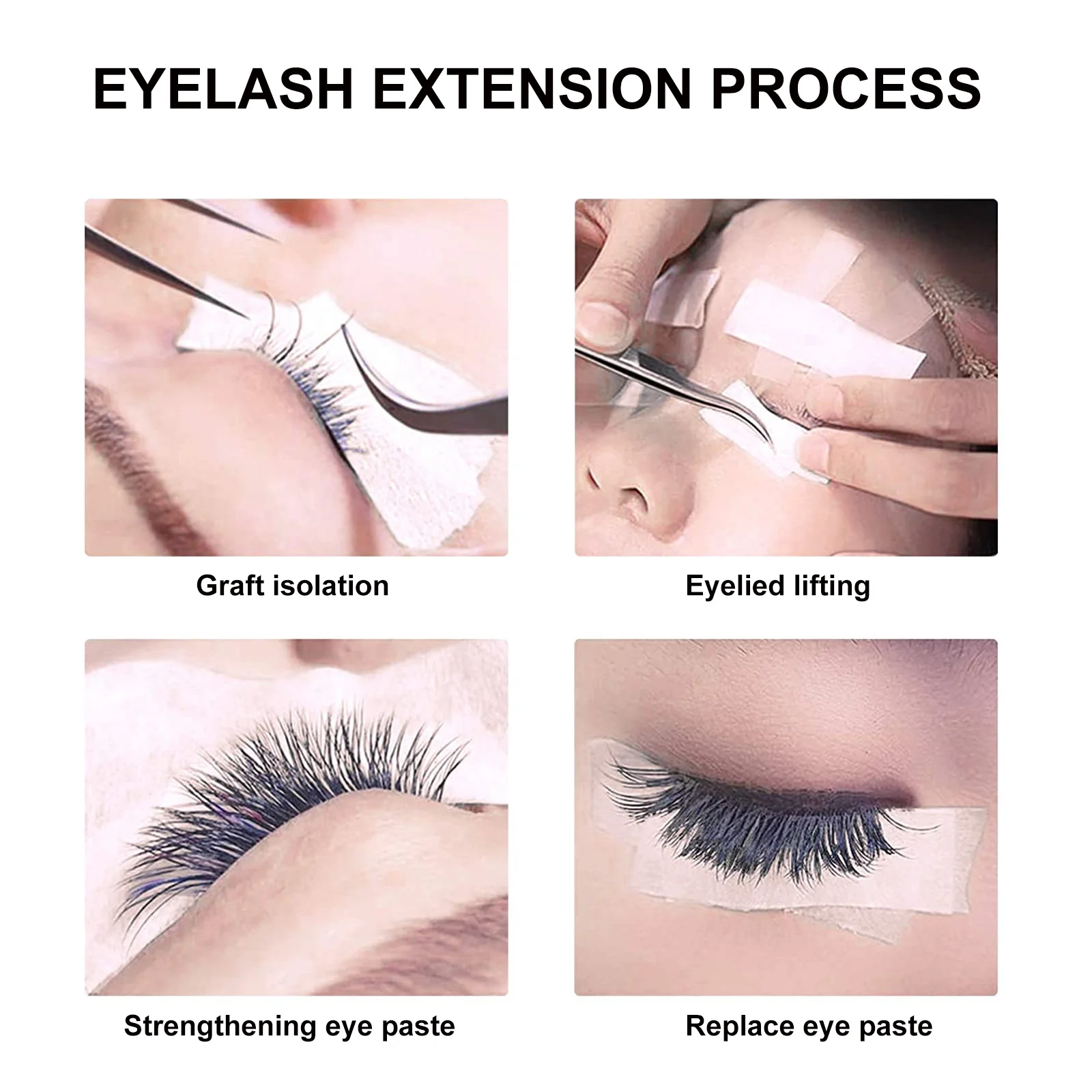

6 Rolls Pink Eyelash Tapes Moderate Stickiness Skin Friendly for Eyelash Lift Brow Trimming Lash Extension Patches Breathable