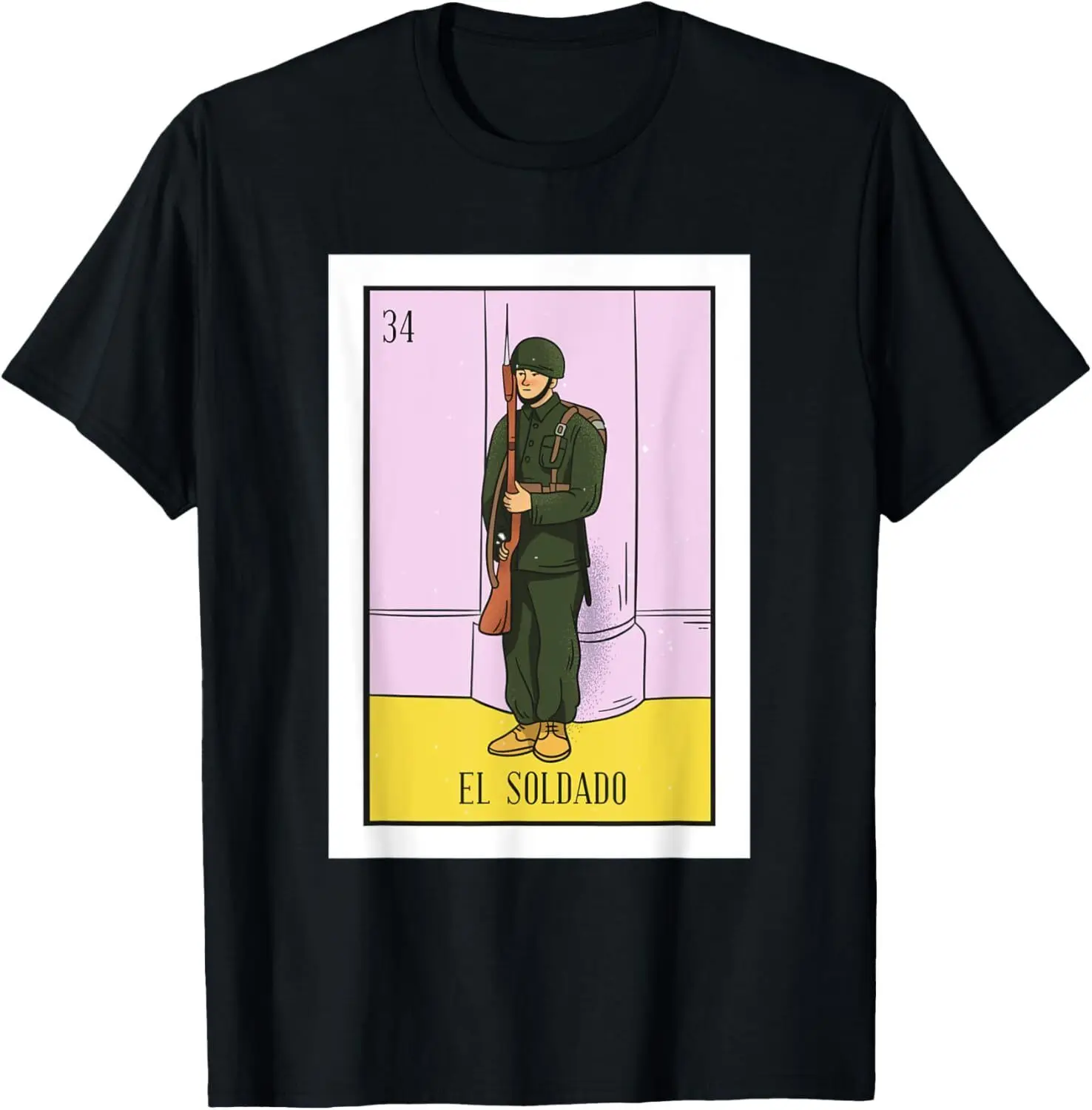 El Soldado Lottery Gift The Soldier Card Mexican Lottery T-Shirt Hoodie