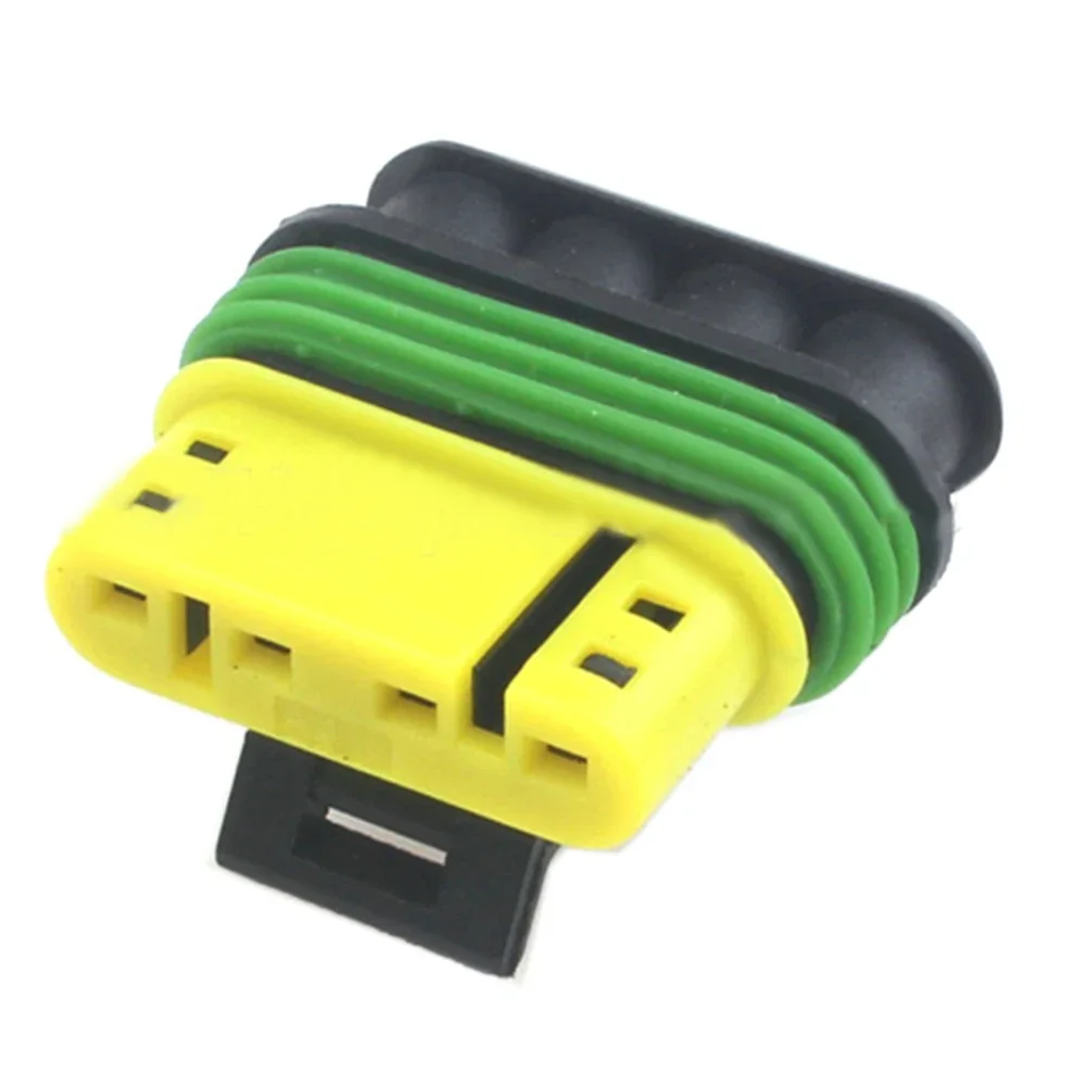 

5/10sets 4pin auto electric plug connector wiring cable waterproof