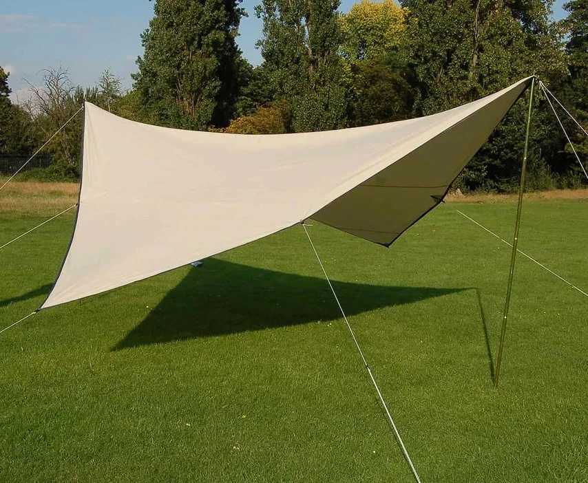 2026 UV Protection Sun Shelter Awning Canopy Anti-UV Canvas Tarp for Camping Outdoor Gearpromote sales